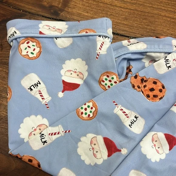 Little Bear Smocks 2T Milk and Cookies Pajama Set - Picture 2 of 7